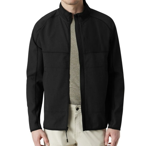 Bass Outdoor Men Regular fit Athletic Coat Large Black Solid