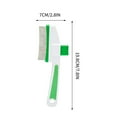 thumbnail image 3 of Moocorvic Pet Comb for Cats Dogs Brush for Shedding Pet Hair Removal Comb with Short Stainless Steel Teeth for Deshedding, 3 of 8