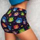 thumbnail image 4 of Balery Owls And Hearts Pantalones cortos de entrenamiento estampados para mujer, sin costuras, ajustados, para gimnasio, yoga, correr, deportes, ejercicio activo, fitness.-Small, 4 of 8