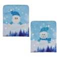 thumbnail image 2 of Juego de 2 fundas para sillas iluminadas de Navidad ZHAOCHENG muñeco de nieve, 2 of 5