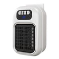 thumbnail image 2 of Luzkey Wall Outlet Space Heater Electric Heater Multifunctional Compact Fast Heating Mini Space Heater Personal Heater for Indoor RV White, 2 of 8