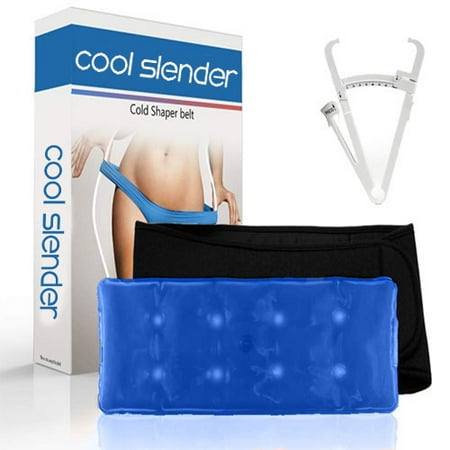 Slender Body Wrap - Tellsell Cool Slender Fat Freezing System - Freeze Fat Cells at Home - Easy Fat Loss with Cold Body Sculpting Wrap Belt - Shrink and Shape Tummy with Our Fat Freezing at Home Waist Training System