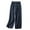 A1_Navy, variant on TZZQ Women Linen Cotton Wide Leg Gauze Pants Drawstring Elastic High Waist Loose Fit Casual Cropped Trousers with Pockets Lightweight Summer Flowy Beach Gauze Lounge Palazzo Pant Beige L