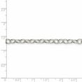 thumbnail image 2 of 925 Sterling Silver Oval Polished Chain Necklace 16 Inch 5.3mm Lobster Claw Chain Necklace for Women and Men, 2 of 2
