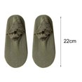 thumbnail image 3 of harmtty 1 Pair Women Socks Lace Silicone Non-slip Autumn Winter Breathable Lightweight Floor Socks for Living Room,Blue, 3 of 8