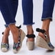 thumbnail image 5 of Verano Color sólido Baotou Sandalias de cuña diarias serpentinas para mujer Zapatos de mujer Wmkox8yii shjk1868, 5 of 9