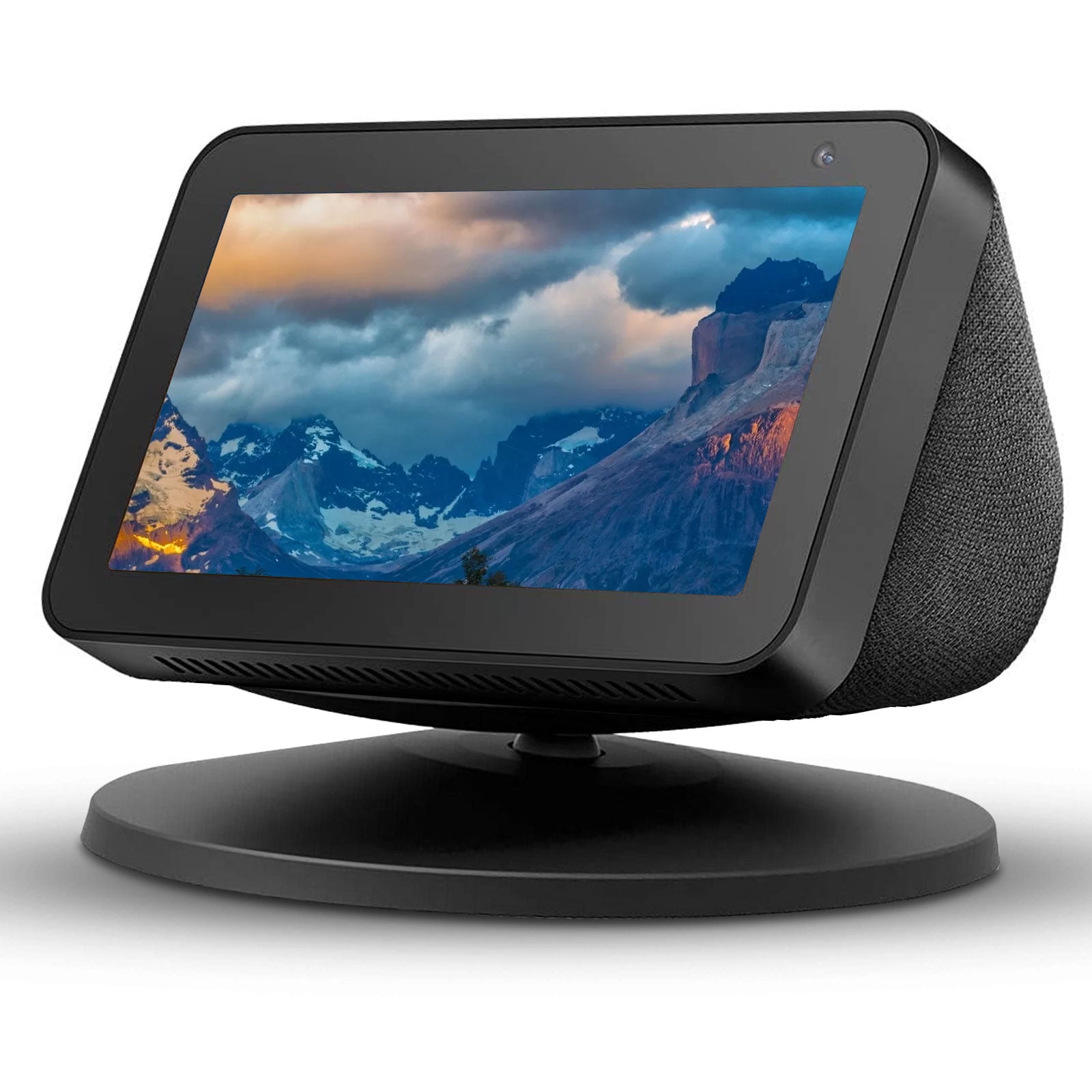 3D printed tilted 7 Degrees Amazon echo show 5 STAND Black 