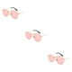 thumbnail image 5 of Gafas de sol hexagonales Minnieouse para hombre y mujer lentes polarizadas color dorado y rosa, 5 of 6