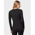 thumbnail image 3 of MSRP $15 32 Degrees Fleece Lined Crew Neck Long-Sleeve Top Black Size Large, 3 of 5