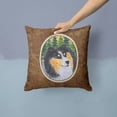 thumbnail image 2 of Carolines Treasures SS8140PW1414 Sheltie Fabric Decorative Pillow, 14Hx14W, multicolor, 2 of 4
