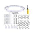 thumbnail image 1 of 5 Metre Bendable Ceiling Curtain Rail, Flexible Ceiling Curtain Rail, Curtain Rail, Accessories, Curved Curtain Rail-Good, 1 of 5