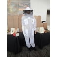 thumbnail image 4 of Ventilated Beekeeping Suit and Bee Family Stickers - YKK Metal Zippers - Men & Women - TOTAL PROTECTION - Self-Supporting Round Veil - Easily Take On & Off - 8 Pockets - Bee Stickers – X-Large, 4 of 7