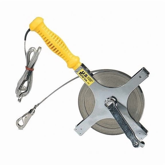 U.S. Tape 100 ft Oil Gauging Tape Measures, 1/2 in Blade 58826