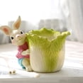 thumbnail image 4 of Garden Rabbit Resin Flower Pot Decorative Outdoor Planter for Balcony Patio, 4 of 4