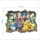 thumbnail image 4 of Pegatinas de pared de Pokémon Pikachu, vinilos decorativos para habitaciones infantiles y de bebés, decoración de pared y pegatinas adhesivas, regalo para niños., 4 of 5