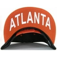 thumbnail image 2 of Atlanta Men's Adjustable Snapback Baseball Cap (Black/Red), 2 of 3