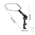 thumbnail image 3 of Bdday Bicycle Rearview Mirror 360 Degree Rotation Adjustment Suitable for Bicycles Electric Vehicles Motorcycles and Reflective Mirrors, 3 of 7