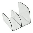thumbnail image 4 of Desktop Book Ends Practical Plastic Desktop Book Storage Rack Organizer, Lightweight and Easy to Clean, Simple Shape, Designed for Office Desktop Books and Documents Storage, 4 of 8