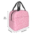 thumbnail image 3 of Easygdp Breast Cancer Awareness Bolsa Térmica Premium - Tela Oxford Impermeable, Gran Capacidad, Bolsillo Frontal, Unisex para Trabajo, Escuela, Actividades al Aire Libre y Picnics, 3 of 8