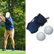 thumbnail image 1 of 1 juego de bolsa de soporte para pelotas de golf, riñonera liviana, 2 bolas, 4 tees, almacenamiento con clip de gancho para accesorios de herramientas Azul Soledad Bolsa de pelota de golf, 1 of 10
