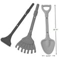 thumbnail image 6 of American Plastic Toys Children's 3-Piece Garden Tool Set with Kids Shovel, Rake, and Hoe, 6 of 6