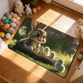 thumbnail image 1 of EGNMCR Bathroom Rugs, Area Rug, Easter Day Carpet Entrance Door Mat Household Absorbent Nonslip Foot Mat Dirt Proof Mat Bathroom Nonslip Mat Size 15.7x23.6 In Polyester Room floor mats, 1 of 6