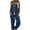 Dark Blue Wide Leg Jumpsuits for Women, variant on Dyegold Jumpsuits for Women Casual, Jumpsuits for Women Dressy Plus Size Pocket Straight Wide Leg Stretchy Trousers Pants Sleeveless Square Neck Rompers