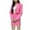 Pink, variant on Womens Blazer + Skirt 2 Piece Set Business Office Work Formal Outfits Elegant Button Cropped Blazers Jacket A-Line Pencil Skirt Suits Sets Fashion Wedding Gest Suit