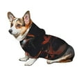 thumbnail image 7 of Honeii Red Panda Autumn Branches Print Small Dog Hoodies Pet Hooded Sweatshirts Fall Winter Puppy Cat Sweaters Warm Clothes for Small Dogs Outfits Costume-XX-Large, 7 of 7