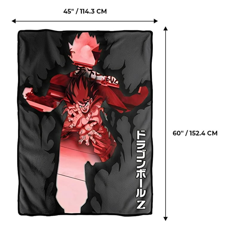 DR@GON BALLZ ANIME MANGA COMIC STYLE MICROFIBER FLEECE THROW online BLANKET 60