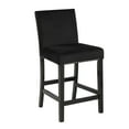 thumbnail image 2 of New Classic Furniture Celeste Solid Wood Counter Chairs in Black (Set of 6), 2 of 7