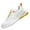 Yellow, variant on Xfvqtps Mens Sneakers Lace Up Lightweight Breathable Outdoor Running Walking PU Shoes Fashion Sports Shoes Casual Sneakers Cotton Shoes Yellow