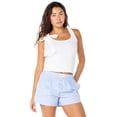 thumbnail image 6 of Celebrity Pink Women's Removable Bow Ribbed Tank Top, Sizes XS-XXXL, 6 of 7
