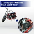 thumbnail image 3 of Mini Bike Chain Guard Cover For Predator 212cc 224cc 196cc Coleman Ct200u Ct200u-Ex Bt200x Mini Bike Parts(Black), 3 of 5