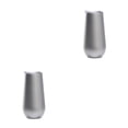 thumbnail image 4 of Inteprter Copas de cóctel, suministros para el hogar, flauta de champán de doble capa, suministros para fiestas de acero inoxidable, vaso de vino, plata plata mate arpox.180ml 2piezas Inteprter CBP277745, 4 of 5