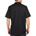 thumbnail image 4 of Dickies Mens Industrial Short Sleeve Work Shirt, 4X, Black, 4 of 4