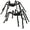 black, variant on JOYIN 2-Pack 5 Feet (Approximately 1.8m ) Halloween Outdoor Decoration Furry Black Spider, Scary Giant Spider, Fake Large Haunted House Prop, Halloween Yard Lawn Decoration Party Indoor Decoration