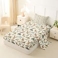 thumbnail image 2 of Erosebridal Wild Animal Deer Twin Sheet Sets,Rustic Mallard Duck Bedding For Boys Kids 3pcs, 2 of 6