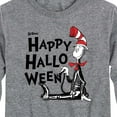 thumbnail image 3 of Dr. Seuss - Happy Halloween Skeleton Cat - Toddler And Youth Long Sleeve Graphic T-Shirt, 3 of 6