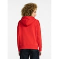 thumbnail image 3 of Time and Tru Women's and Women’s Plus Zip Front Fleece Hoodie Jacket, Sizes XS-4X, 3 of 5