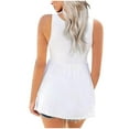 thumbnail image 5 of ZyeKqe Tank Tops for Women Casual Sleeveless Shirts Deep V Neck Dressy Casual Blouses Top Babydoll Blouses, 5 of 8