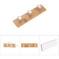 thumbnail image 4 of Craft Cart, Rolling Cart, 3 Tier Rolling Cart with Wheels, Shelf, Bathroom Cart, Storage Pages, Rolling Rack, White, 4 of 5