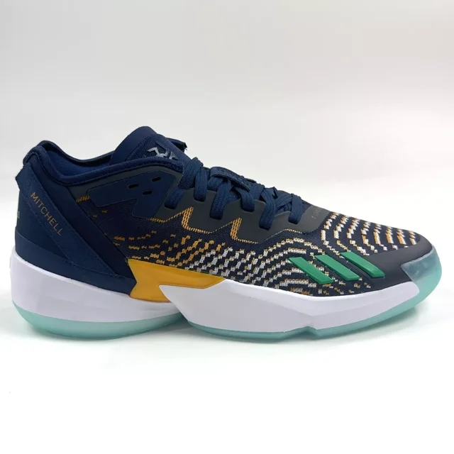 Adi - das D.O.N. Issue 4 Mens 12.5 Utah Jazz Blue Basketball Shoes Sneakers GY6504