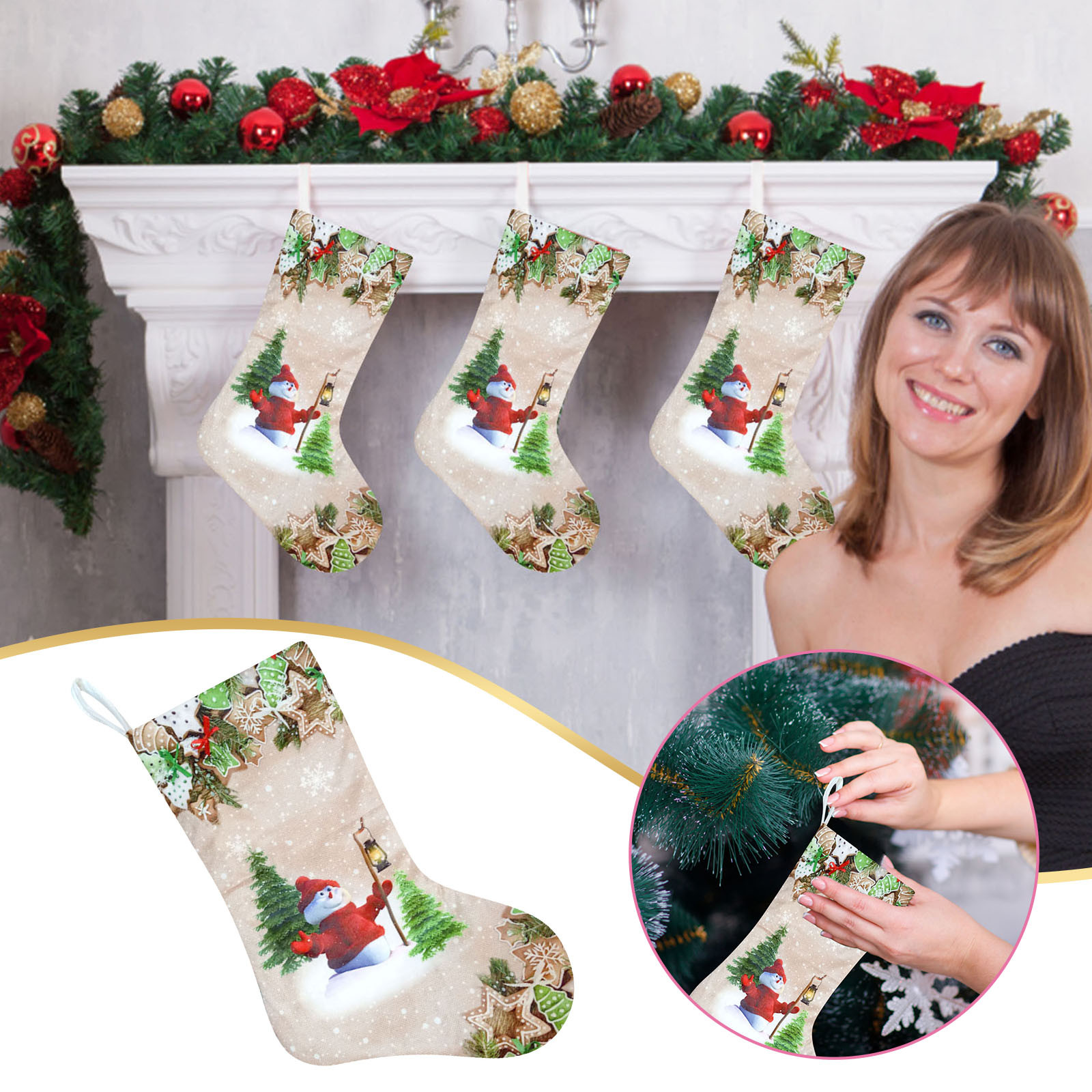 Decorative Bowl Fillers Spring Vintage Christmas Paper Ornaments