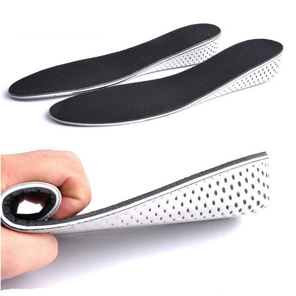 VONKY 1 Pair Women Men Height Increase Shoes Insole EVA Heel Lifting Inserts Shoe Lifts Shoe Pads Elevator