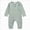 B65-Light Green, variant on 8-12 Months Newborn Preemie Pajamas Rompers And Home Unisex InfantLong Sleeve Romper Cotton Solid Bodysuit Jumpsuit Baby Outfits AG Bodysuit Baby Gift