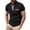Black, variant on Men's Large Size Casual Henley Short Sleeve Loose T-Shirt - Three Button Placket, Comfortable Plus Fit - Great for Big And Tall Men, Daily Casual Wear, Weekend Comfort,