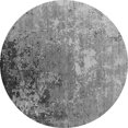 thumbnail image 1 of Ahgly Company Indoor Round Oriental Gray Industrial Area Rugs, 3' Round, 1 of 4