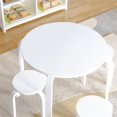 thumbnail image 3 of Guidecraft Ensemble Table et Chaises Nordiques 5 Pcs en Blanc, 3 of 9