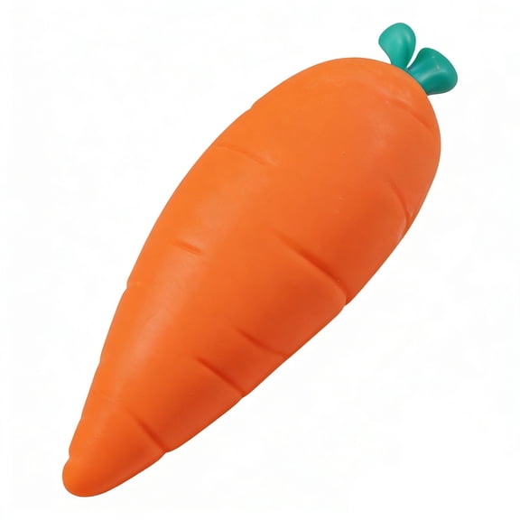 Sktrjpolfis Big Carrot Squishy Toy, Soft Squeezable Fidget Toy, Slow Rising Sensory Toy for Stress Relief